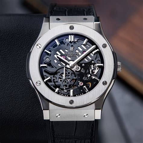 hublot ultra thin classic fusion|Hublot classic fusion titanium price.